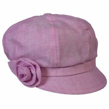 Berrettone Donna 100% lino TG Unica Regolabile