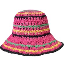 Cappello Modello Cloche Multicolor 100% Carta TG Unica Regolabile