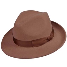 Cappello Fedora Classico 'Smooth' 100% lana