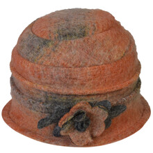 Cappello Modello Cloche Tessuto 80% Lana 20% Poliestere
